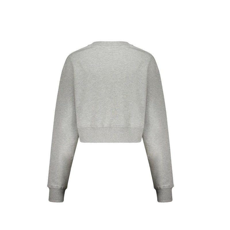 Balmain Gray Cotton Sweatshirt Glam Steals