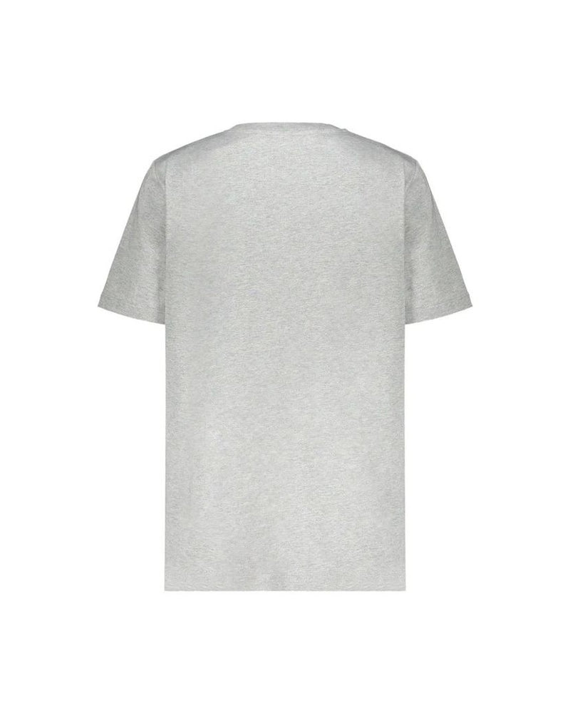 Balmain Gray Cotton T-shirt 