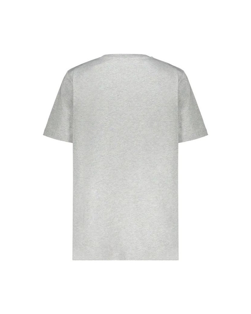 Balmain Gray Cotton T-shirt 