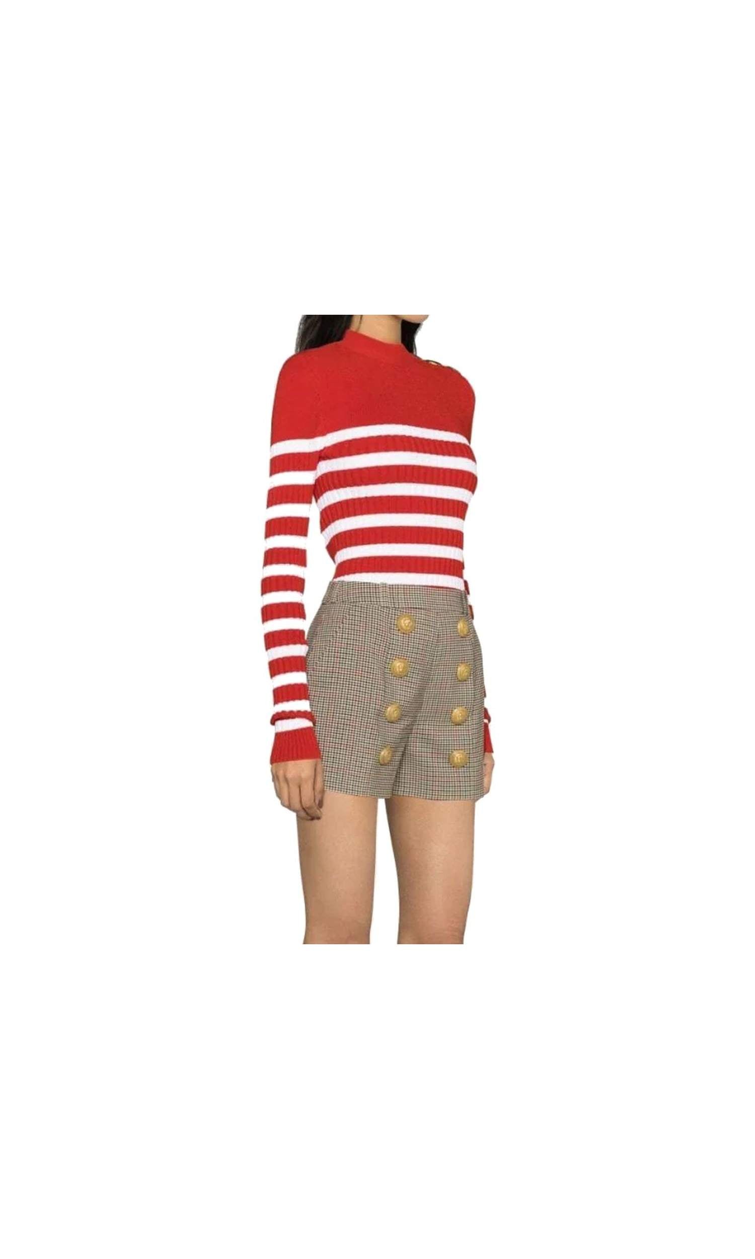 Balmain Houndstooth Shorts Glam Steals