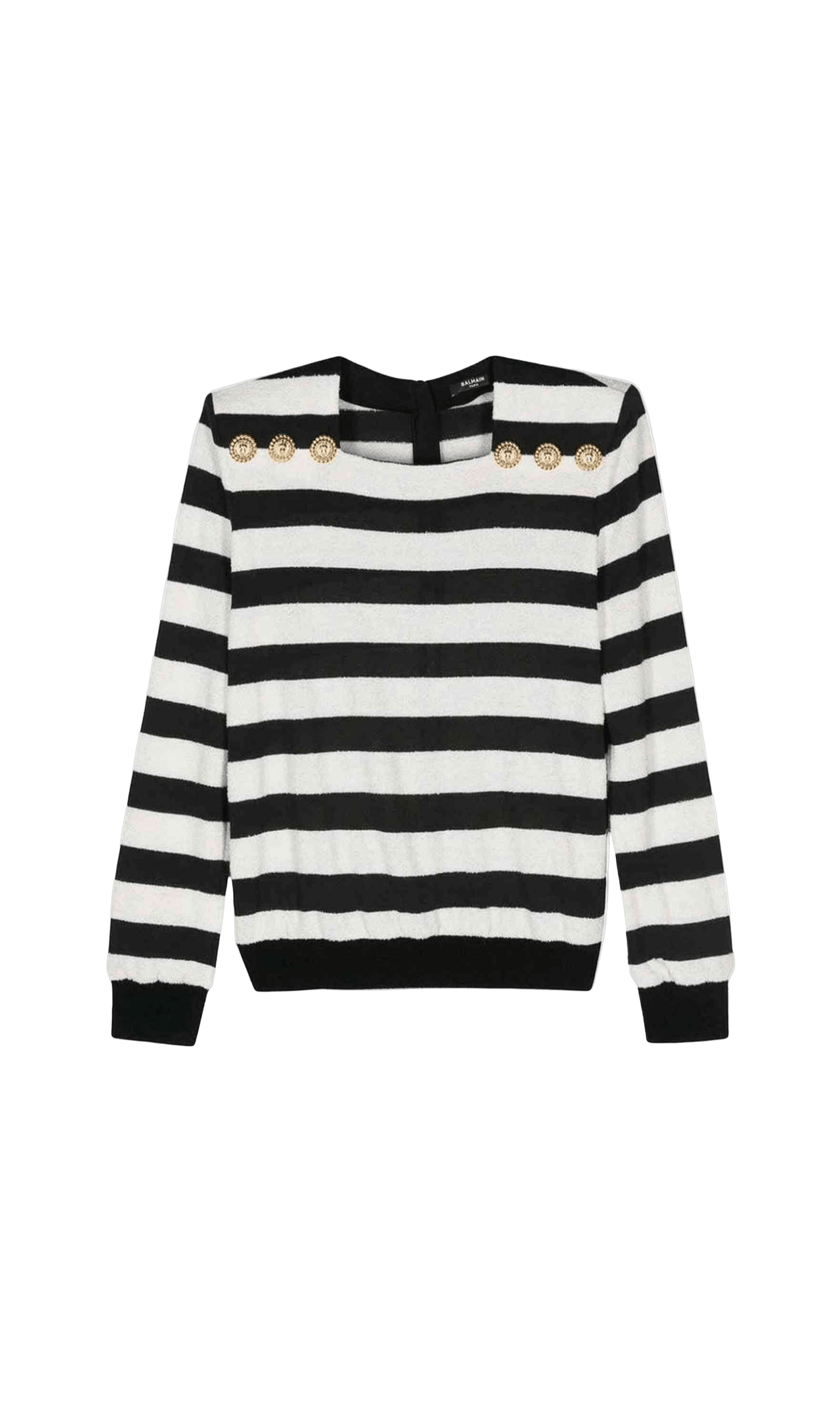 Balmain Jersey Striped Top Glam Steals