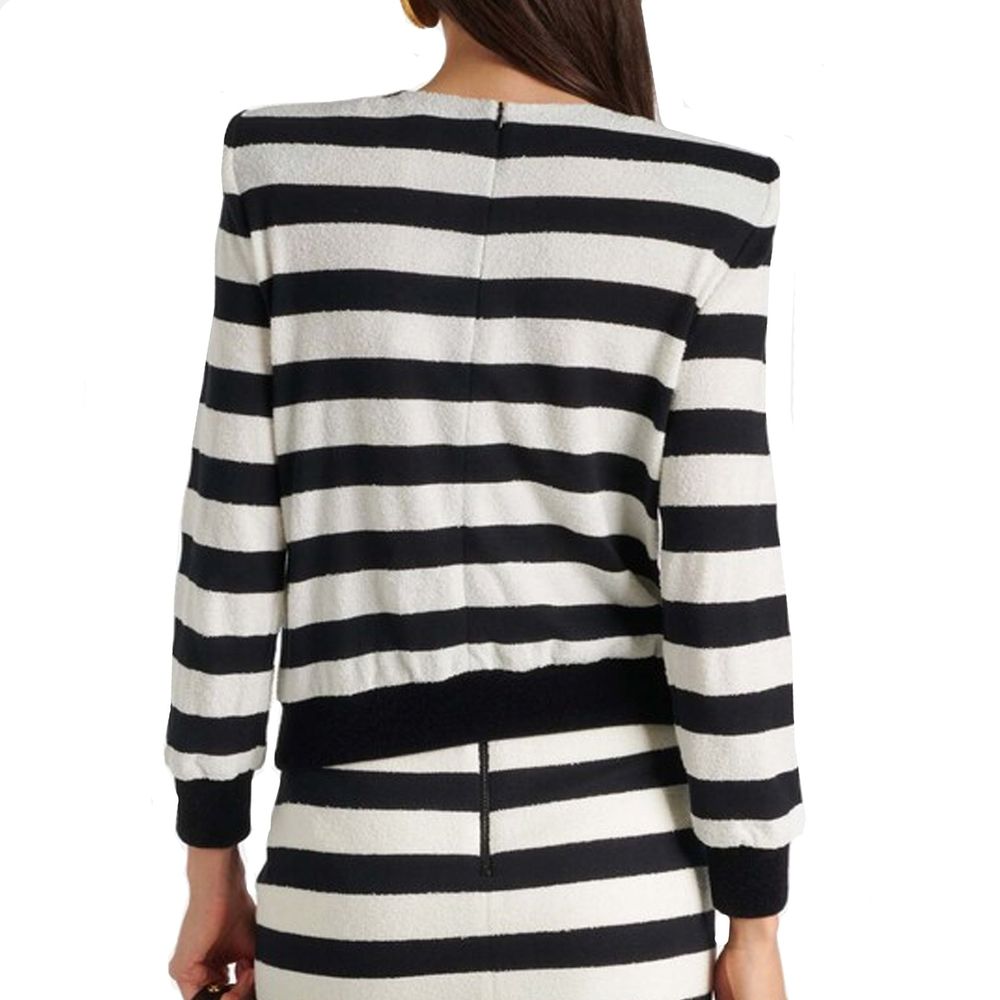 Balmain Jersey Striped Top Glam Steals
