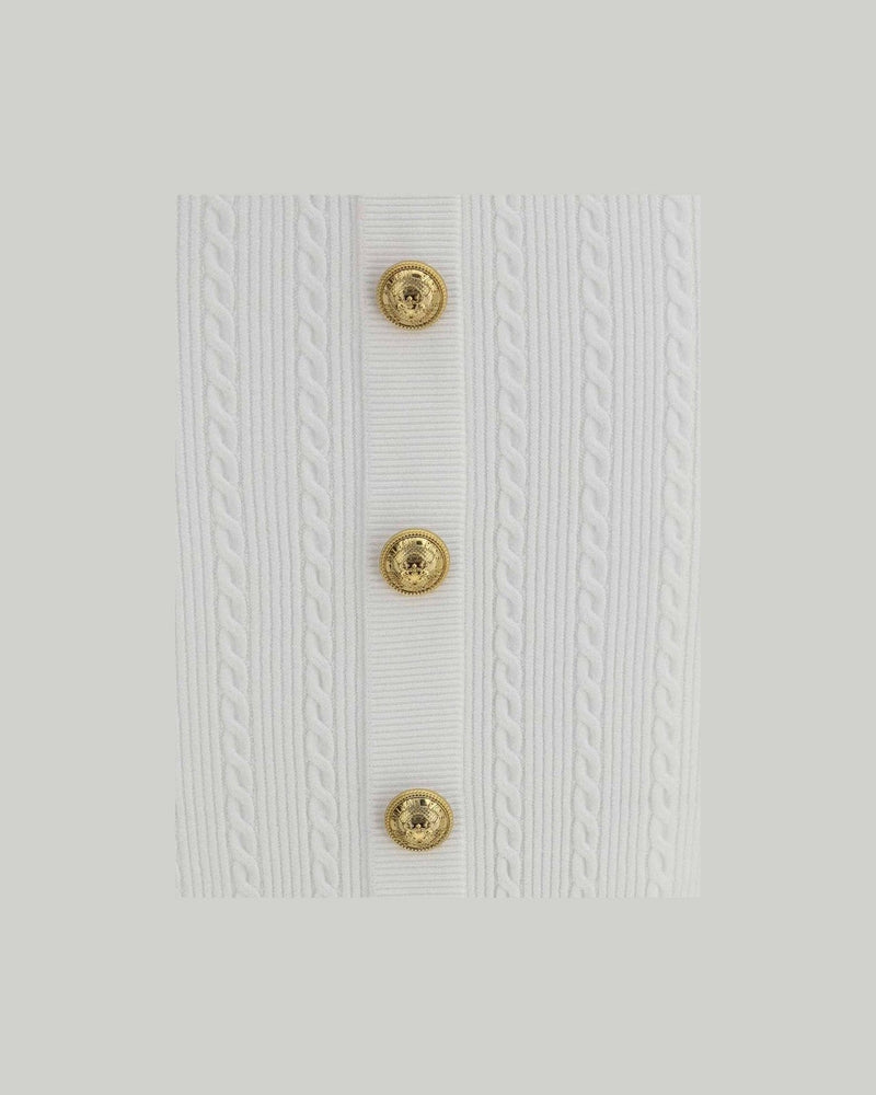 Balmain Knit Midi Skirt Glam Steals