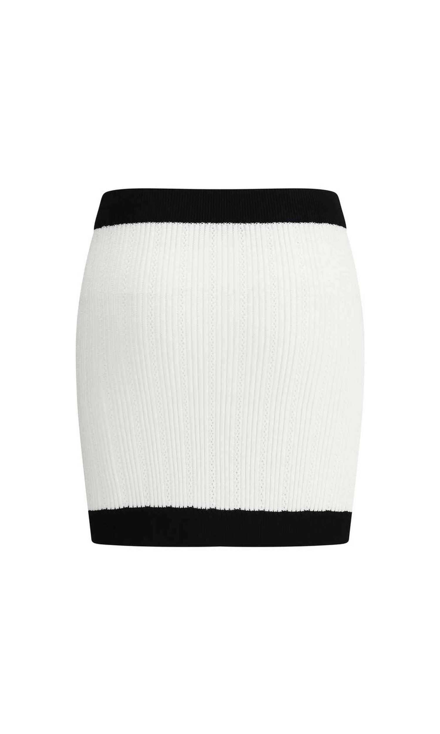 Balmain Knit Mini Skirt Glam Steals