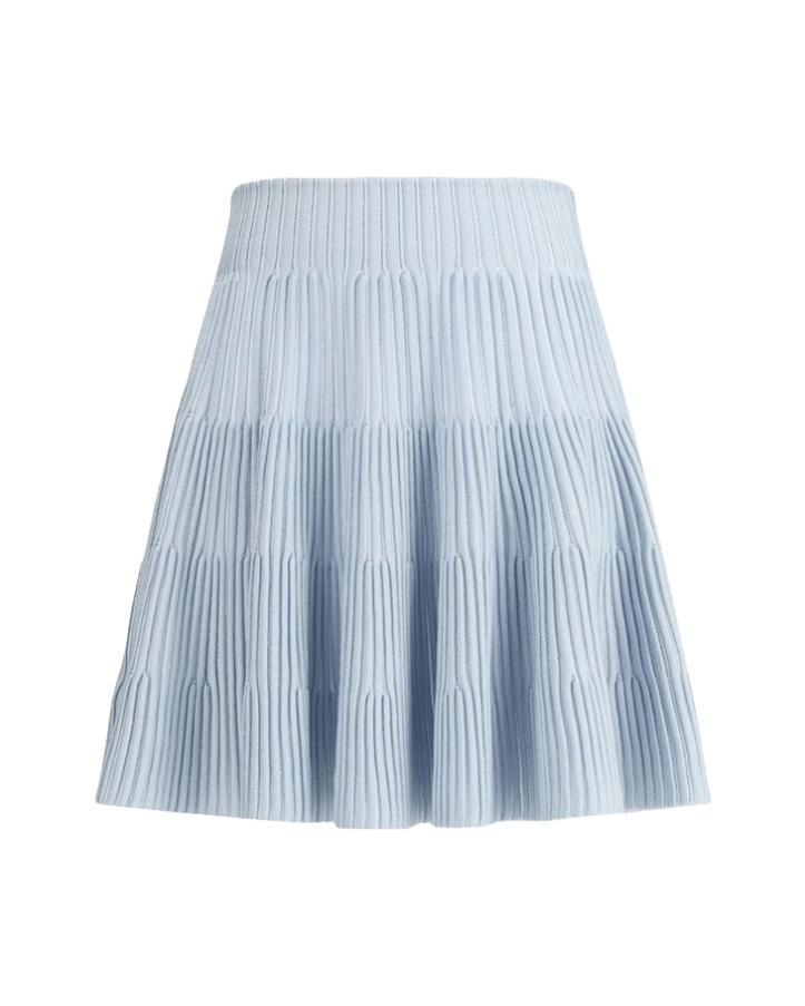 Balmain Knit Miniskirt Glam Steals