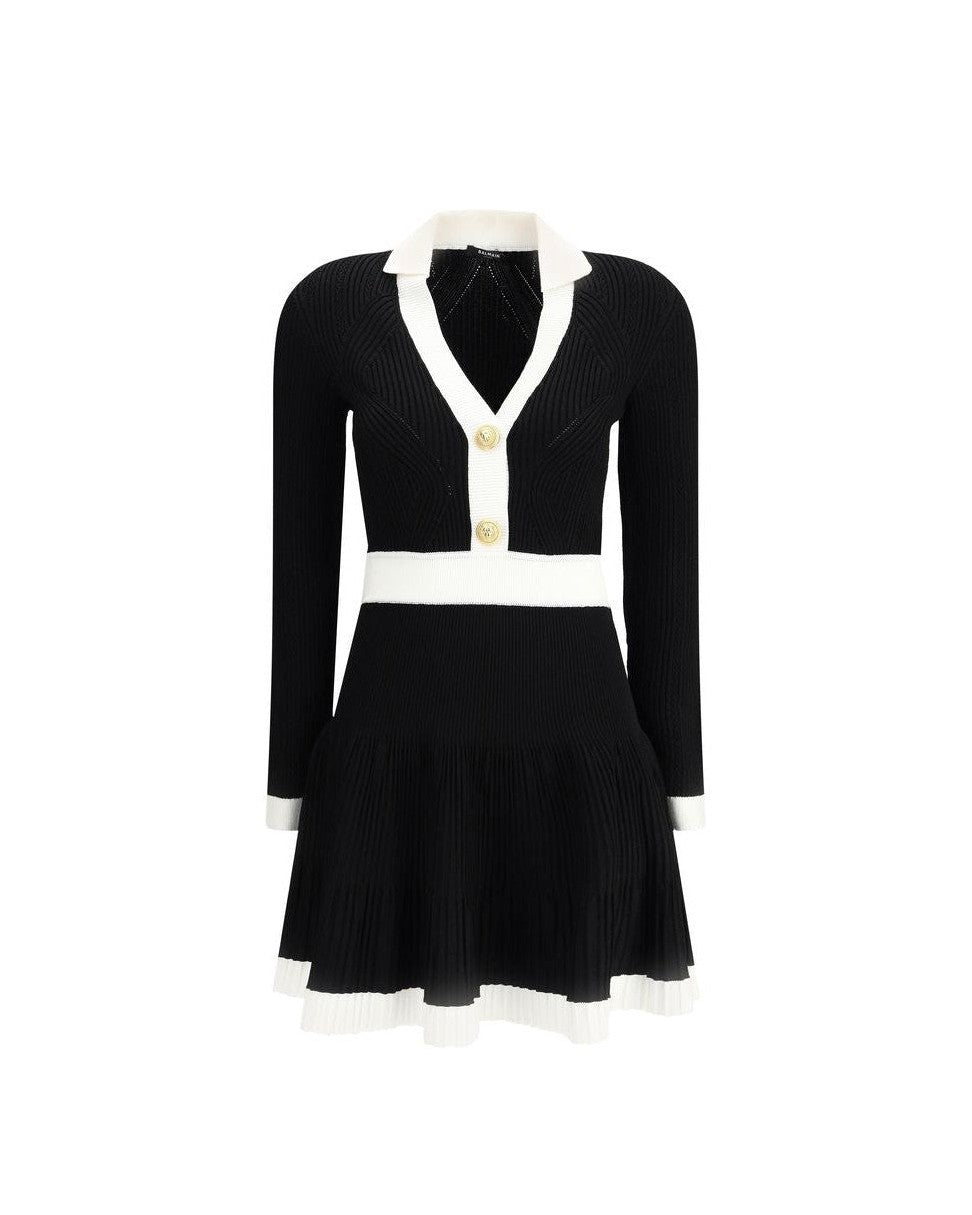 Balmain Knit Short Dress Glam Steals