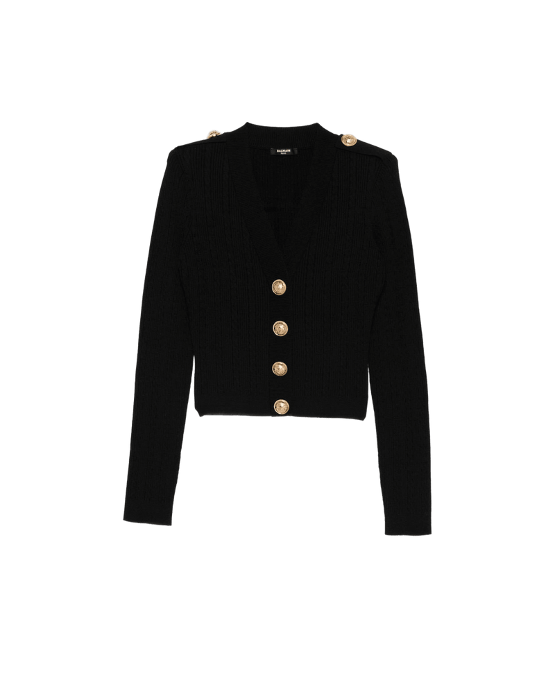 Balmain Knitted Cardigan Glam Steals