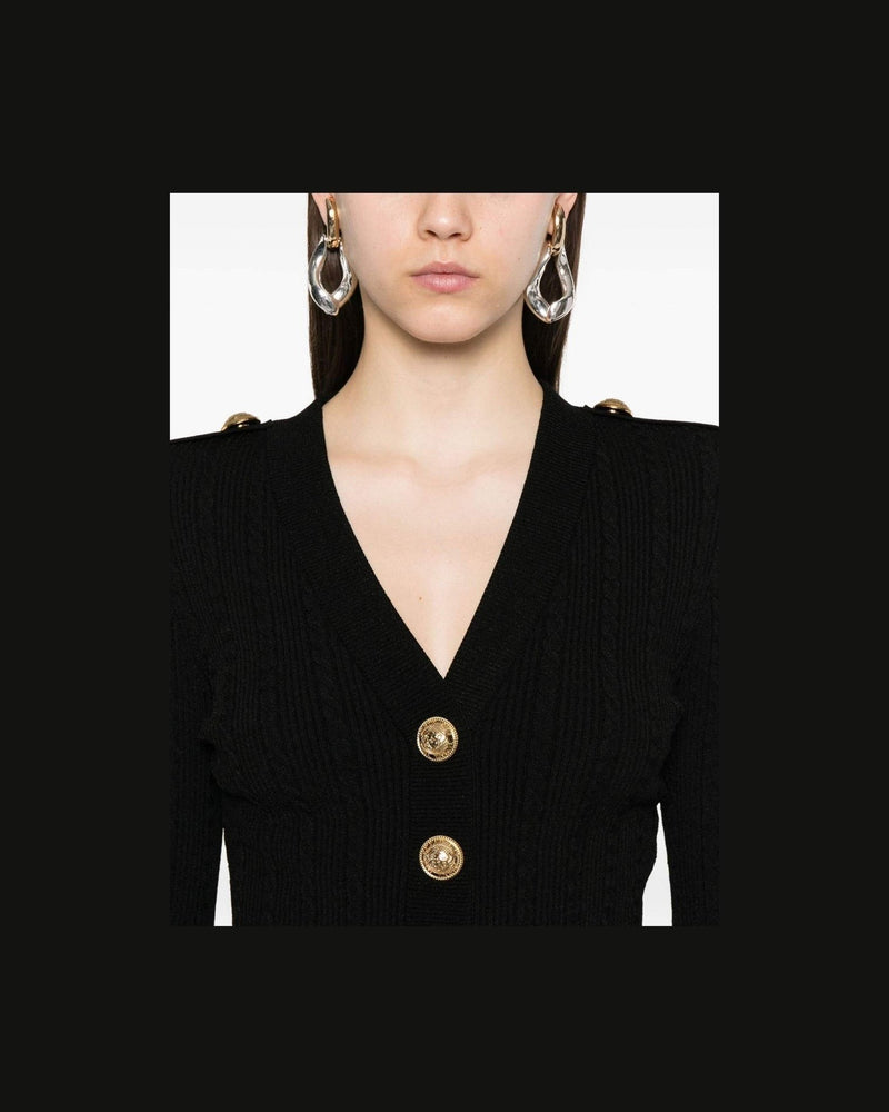 Balmain Knitted Cardigan Glam Steals