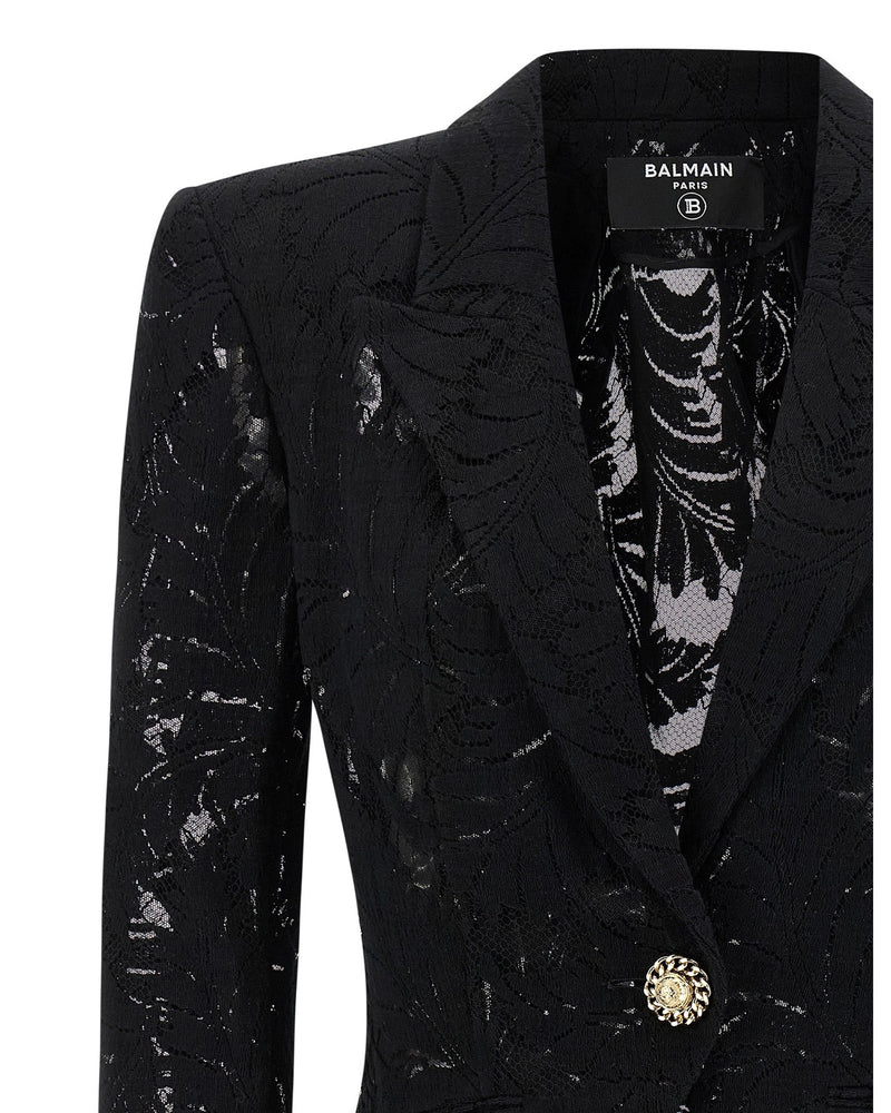 Balmain Lace Blazer Glam Steals
