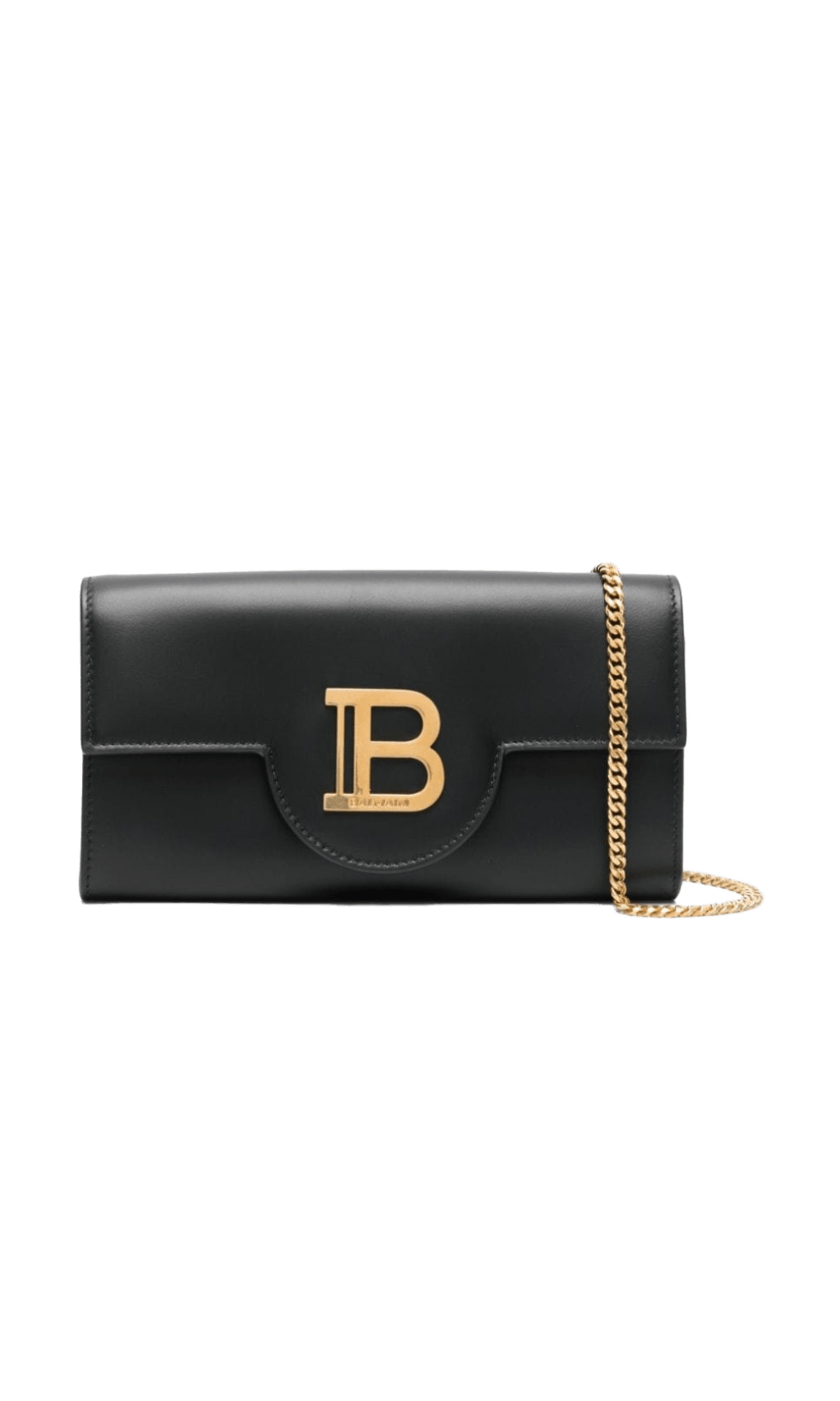 Balmain Leather Logo Plaque Crossbody Bag Glam Steals