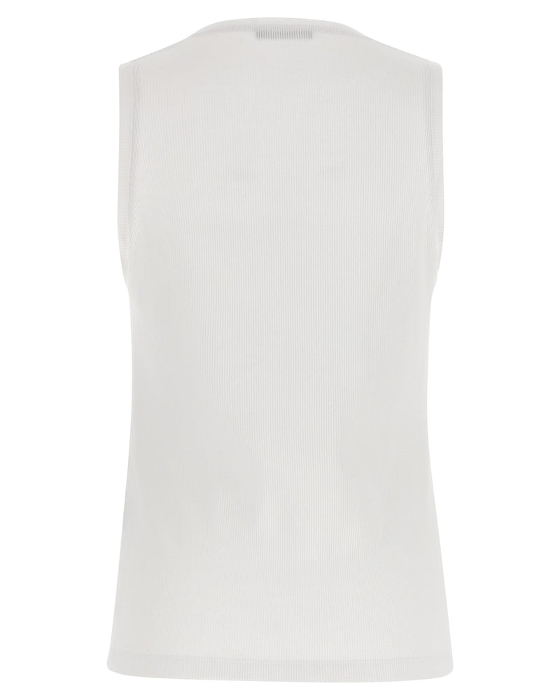 Balmain Logo Embroidery Tank Top Glam Steals
