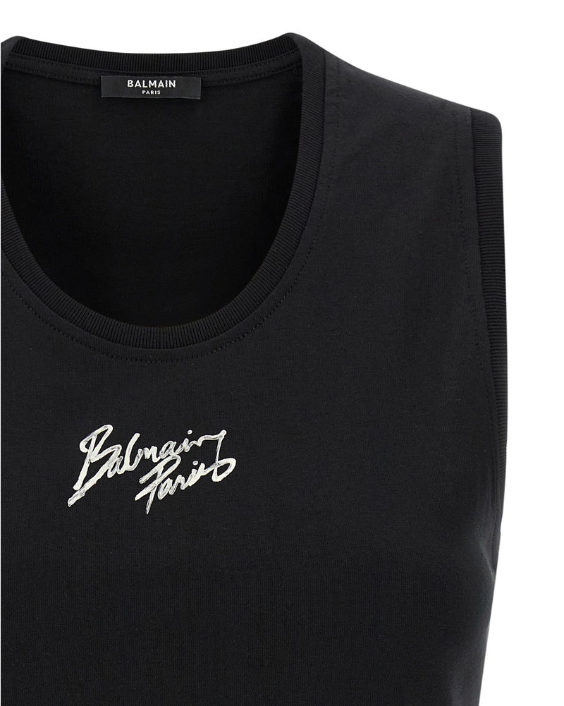 Balmain Paris Print Top Glam Steals
