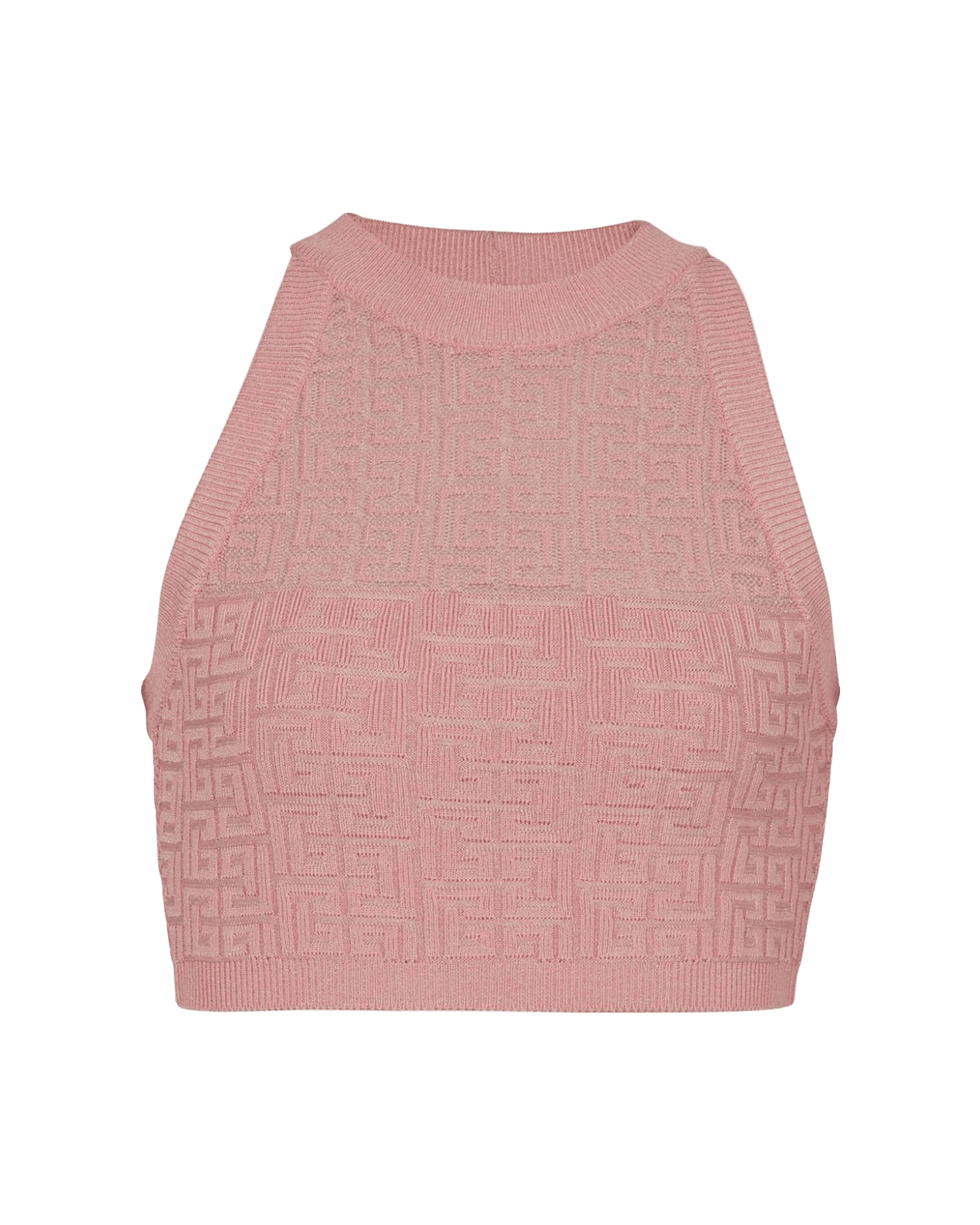 Balmain Pb Labyrinth Knit Top Glam Steals