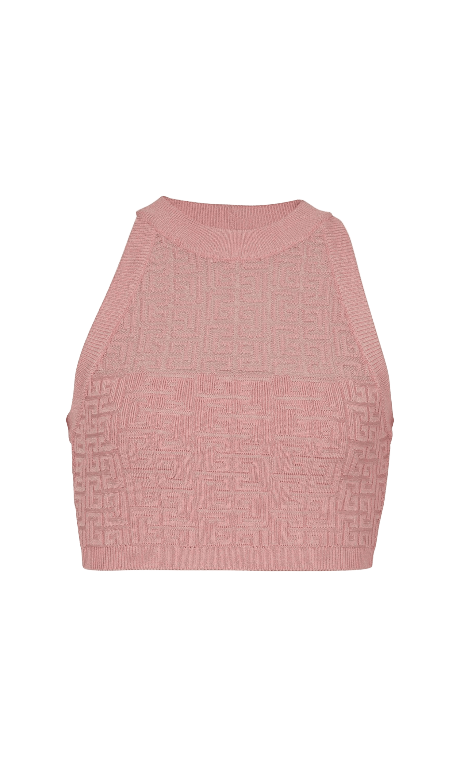 Balmain Pb Labyrinth Knit Top Glam Steals