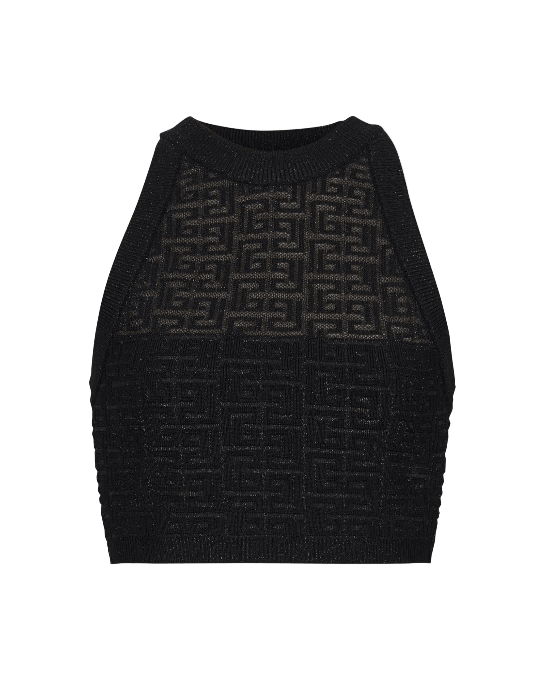 Balmain Pb Labyrinth Knit Top