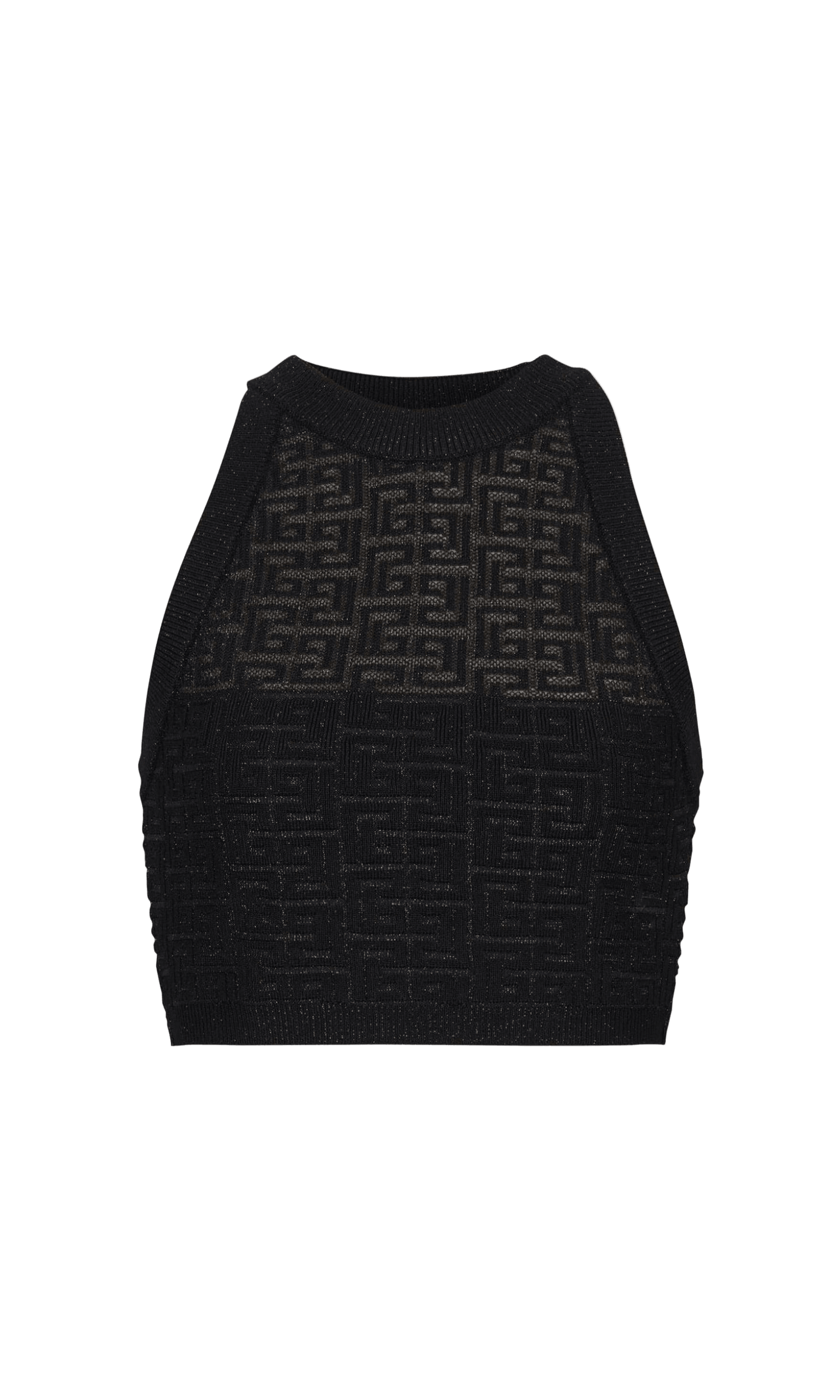 Balmain Pb Labyrinth Knit Top Glam Steals