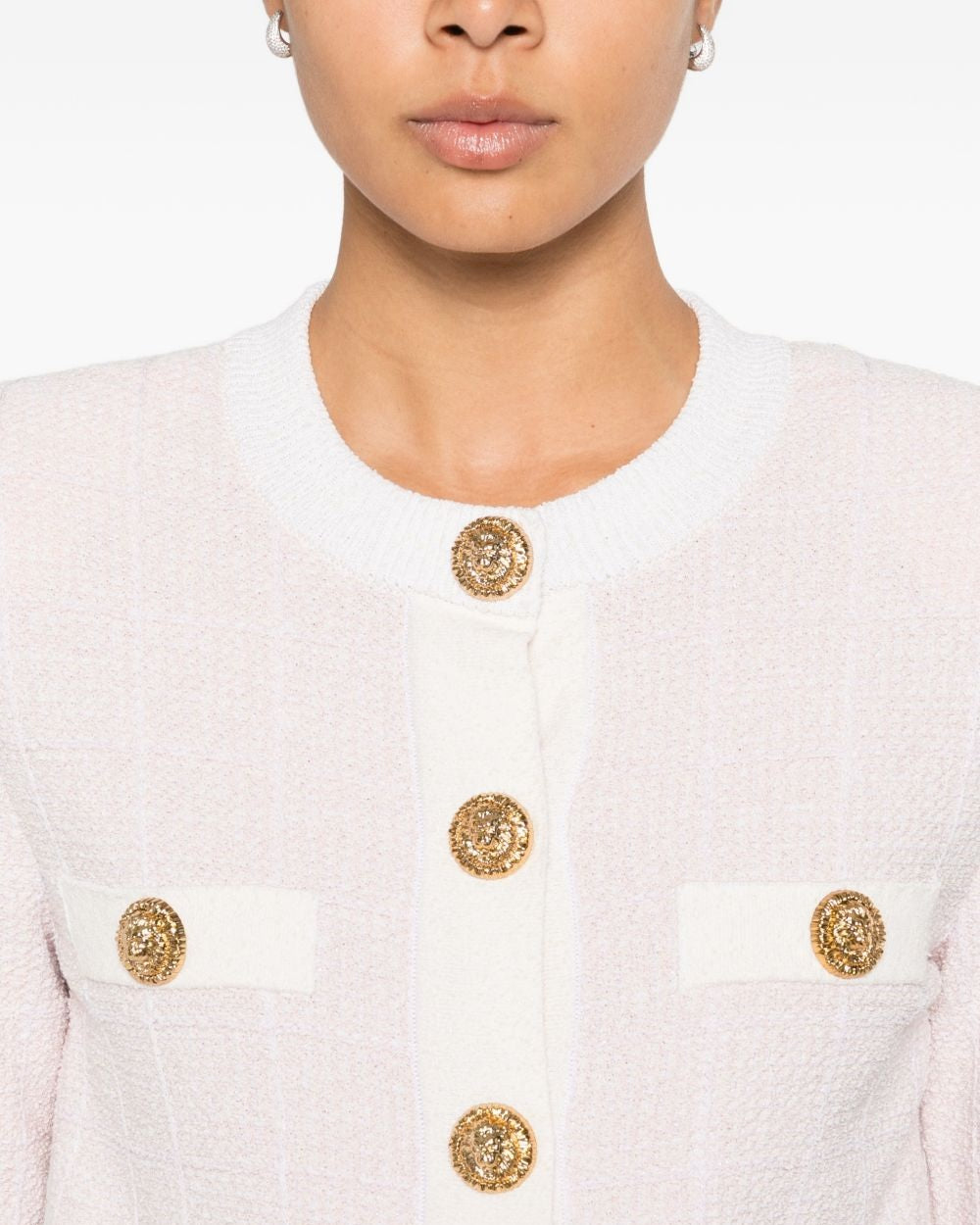 Balmain Pink Sweater Sweaters