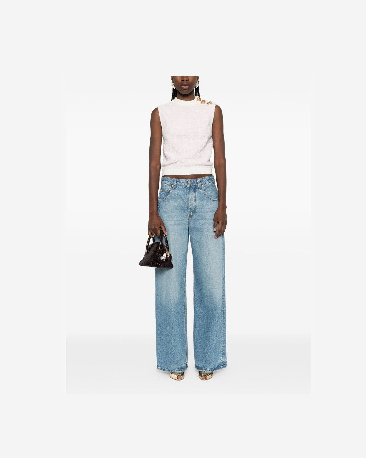 Balmain Pink Top Topwear