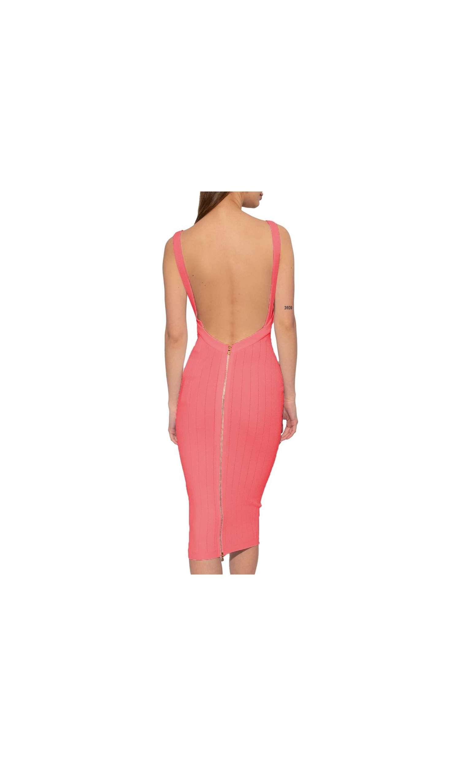 Balmain Pink Viscose Dress Glam Steals
