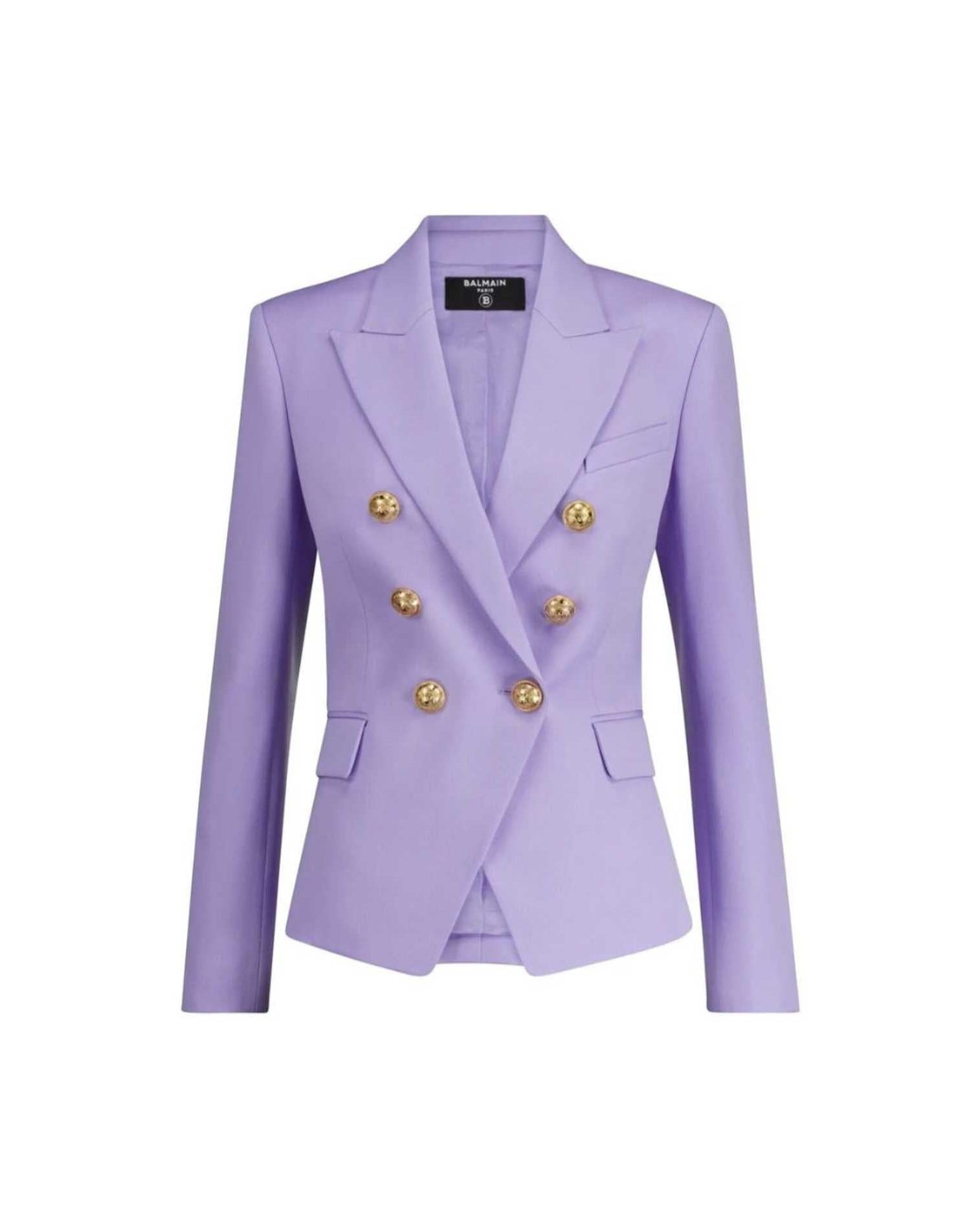 Balmain Purple Wool Suits & Blazer Glam Steals