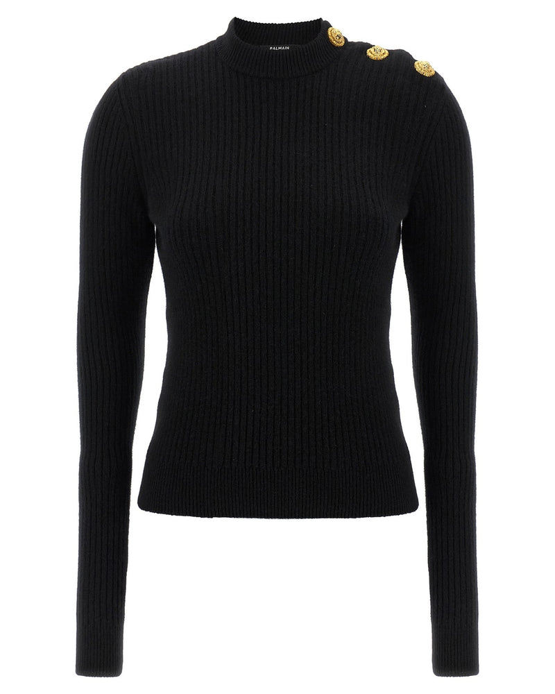 Balmain Ribbed Sweater Glam Steals