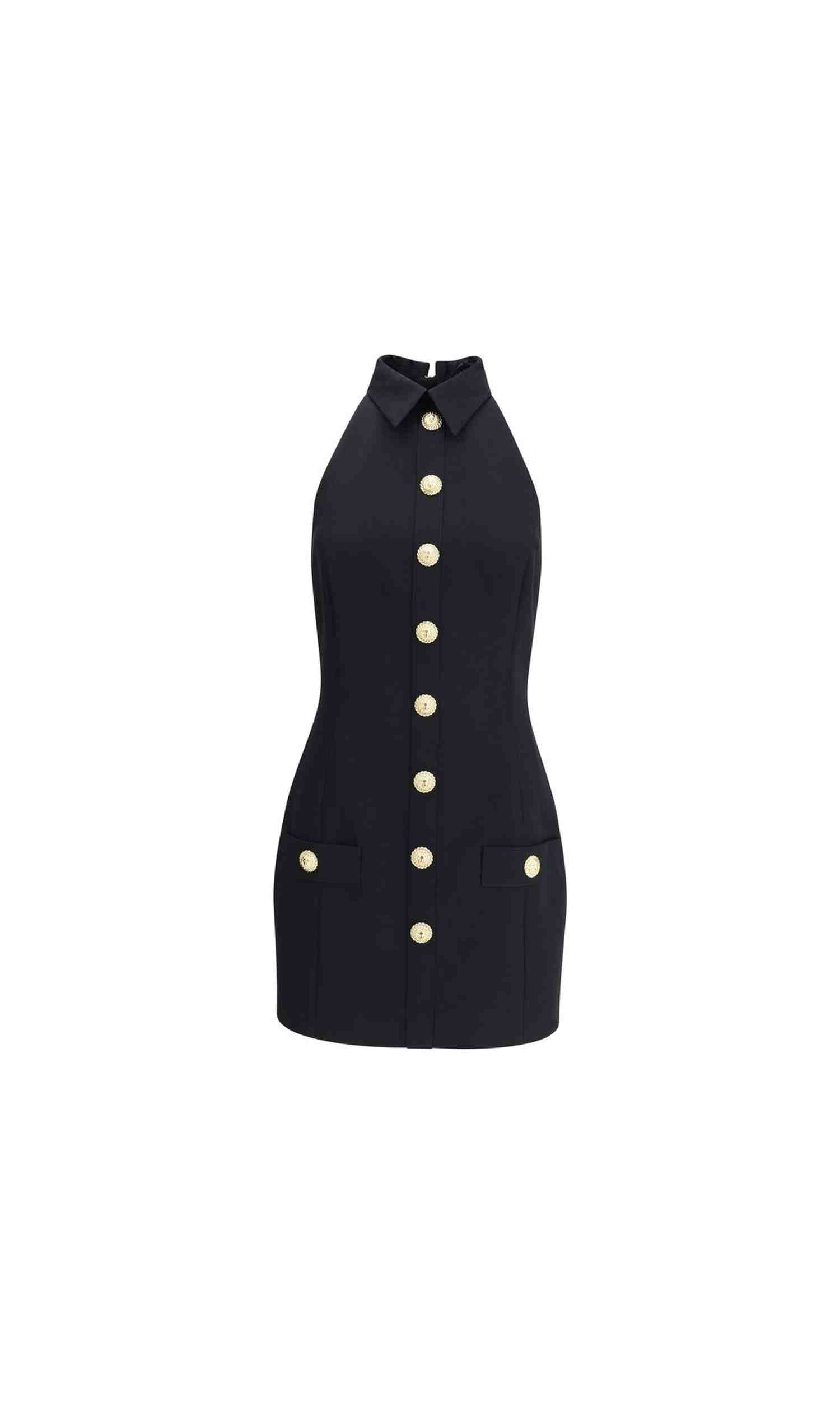 Balmain Sleeveless Short Dress Glam Steals