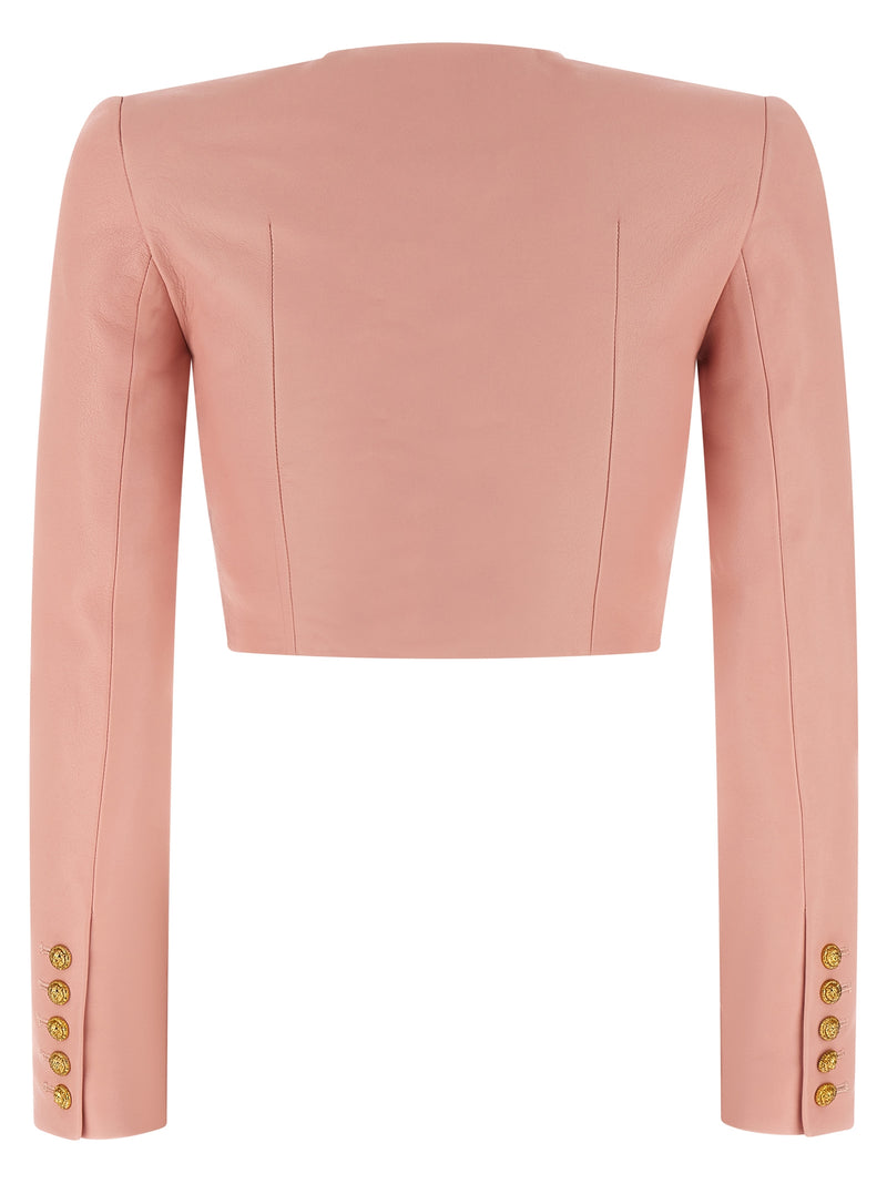 Balmain Testa Di Leone Bolero Blazer Glam Steals