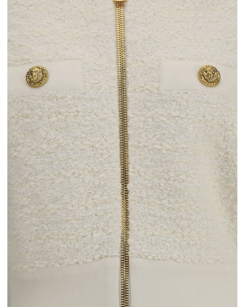 Balmain Tweed Bomber Jacket Glam Steals