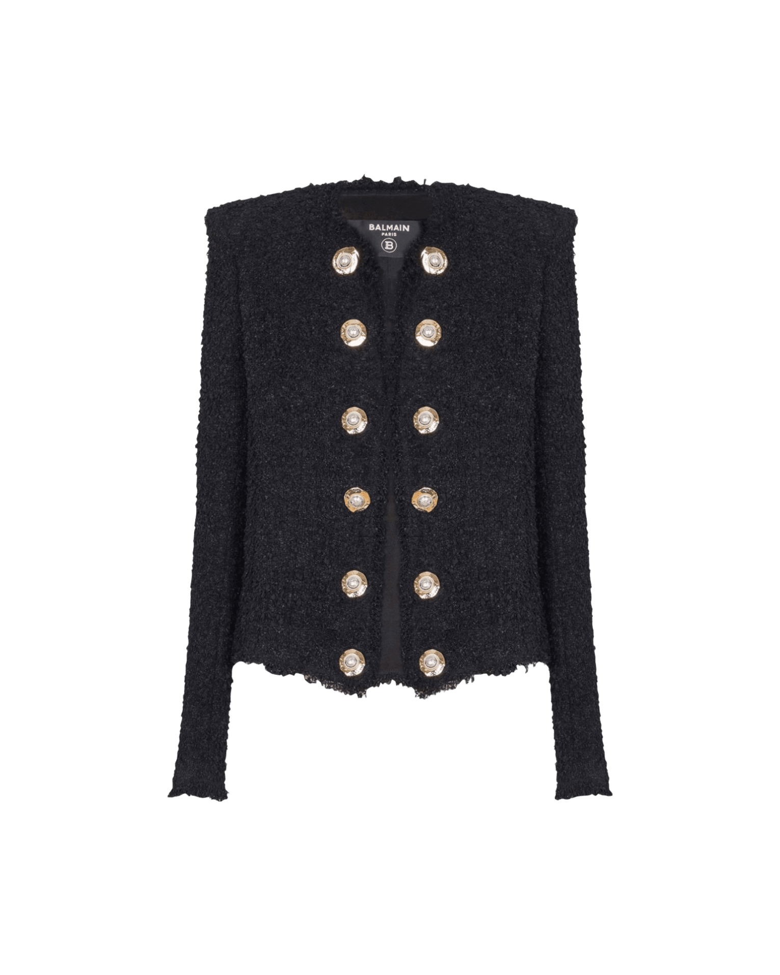 Balmain Tweed Edge To Jacket Glam Steals