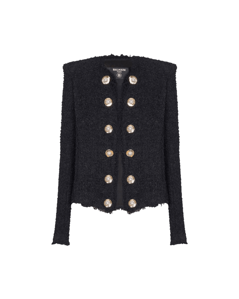 Balmain Tweed Edge To Jacket Glam Steals