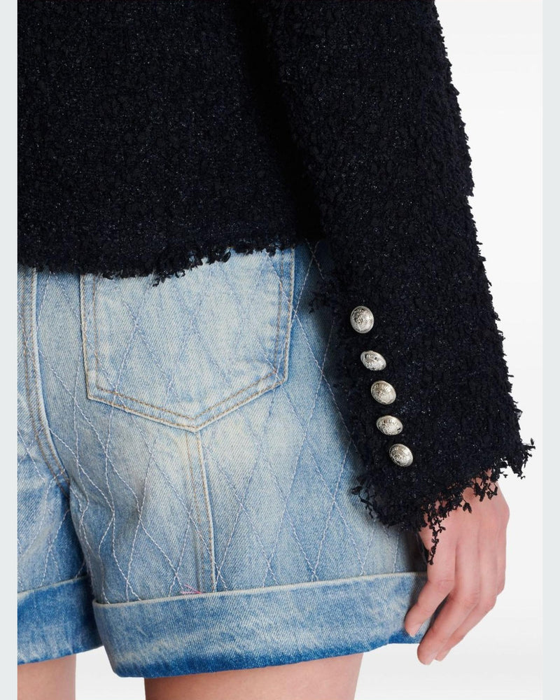 Balmain Tweed Edge To Jacket Glam Steals