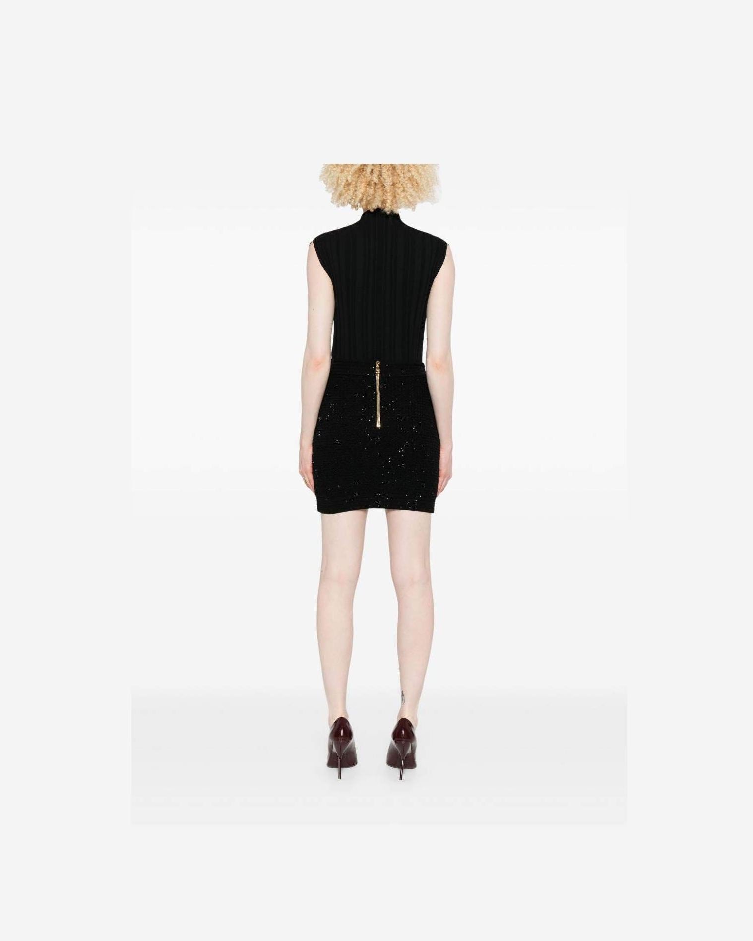 Balmain Tweed Mini Skirt Glam Steals