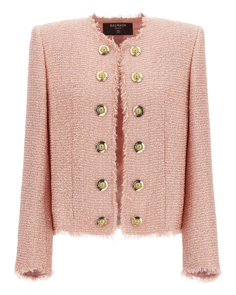 Balmain Tweed Sequin Blazer Glam Steals