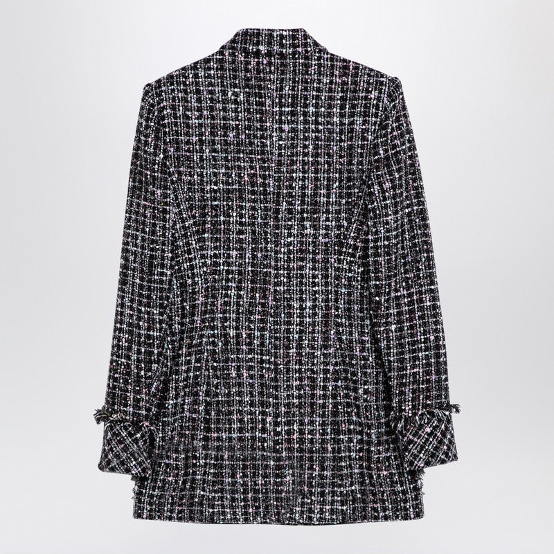 Balmain Tweed Single Breasted Blazer Dress Glam Steals