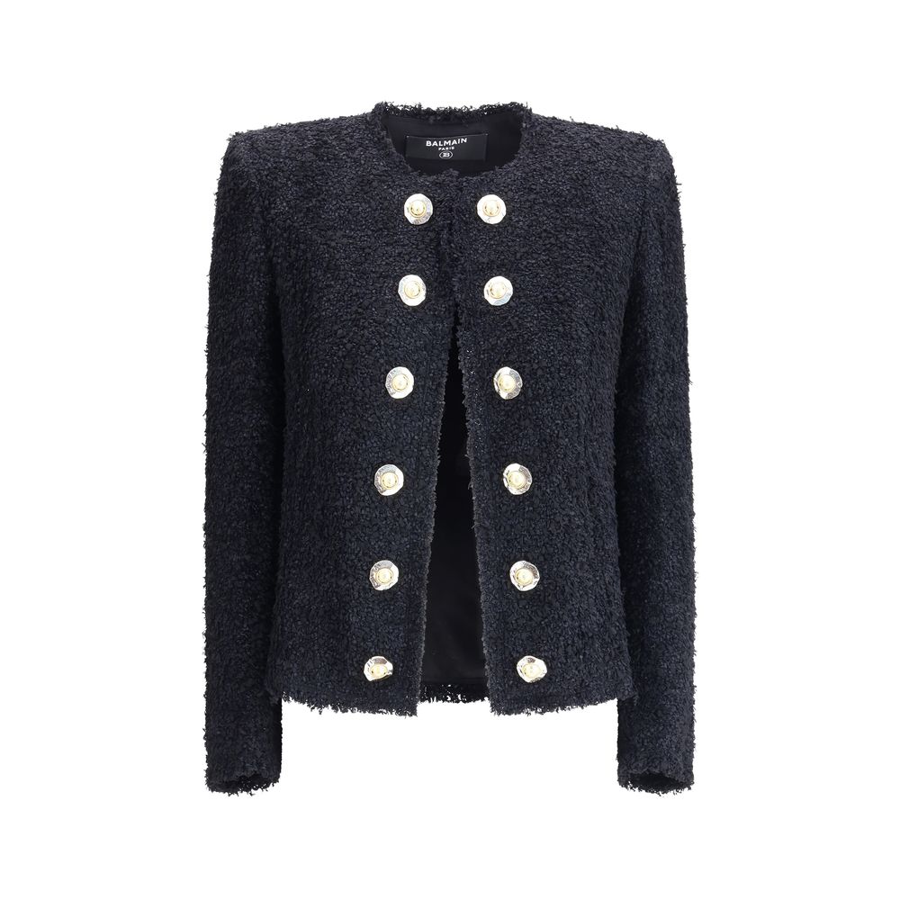 Balmain Tweed Spencer Jacket Glam Steals