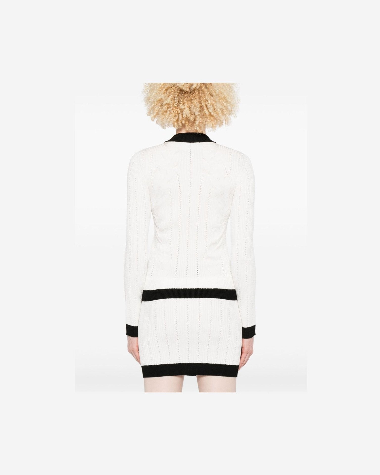 Balmain Two Tone Cardigan Glam Steals