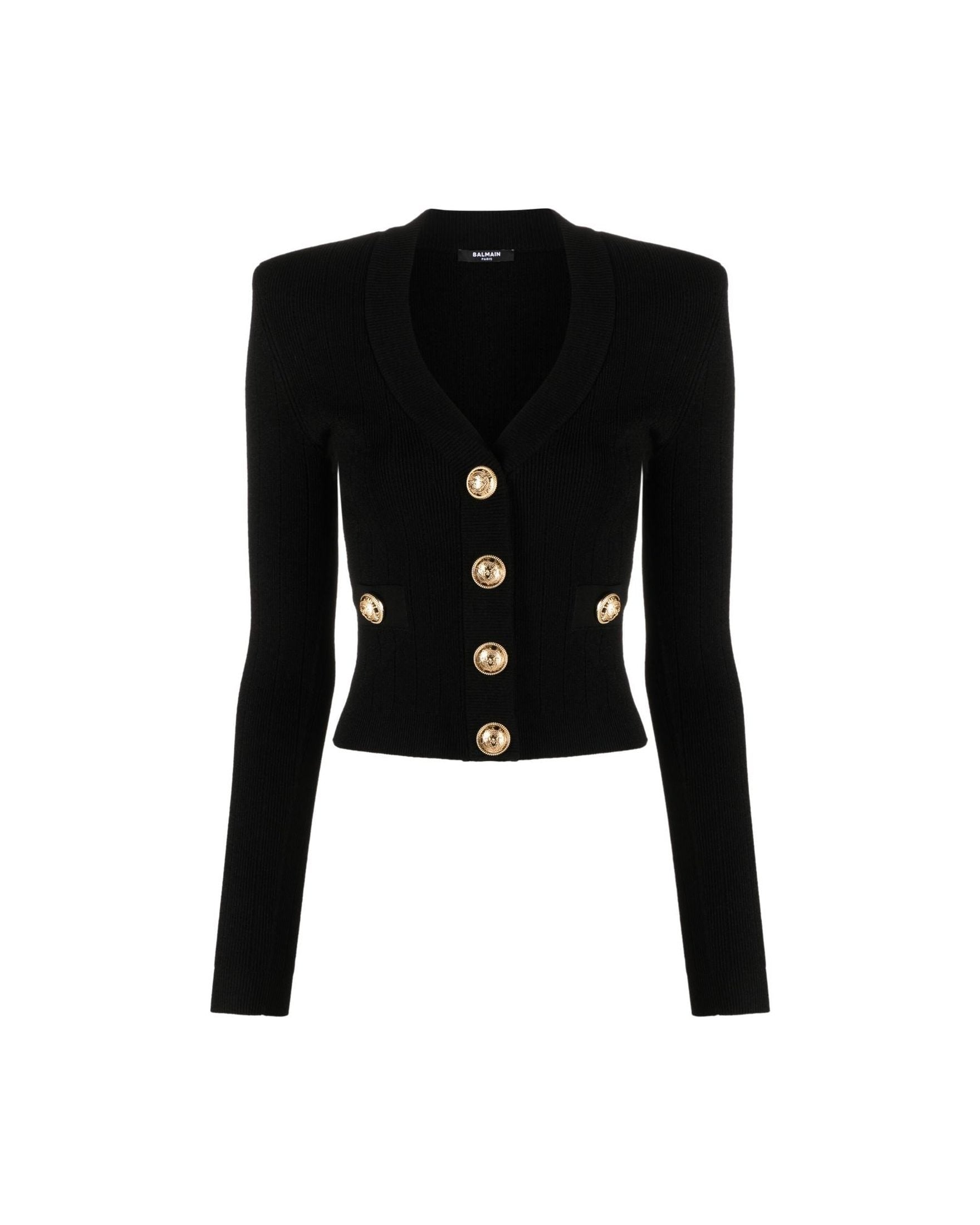 Balmain V Neck Cardigan Glam Steals