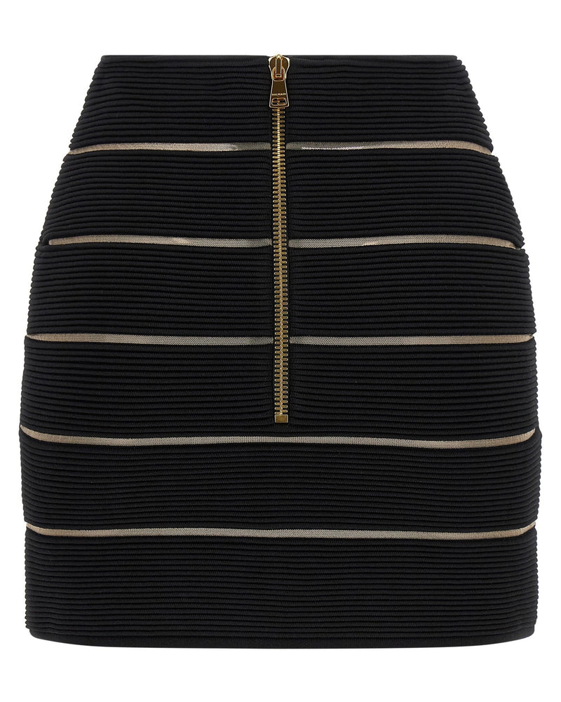 Balmain V Shaped Waist Skirt Glam Steals