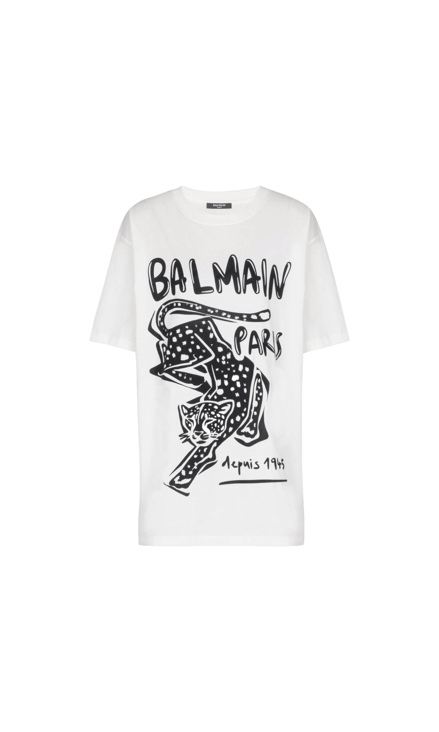 Balmain White T-shirt and Polo Glam Steals