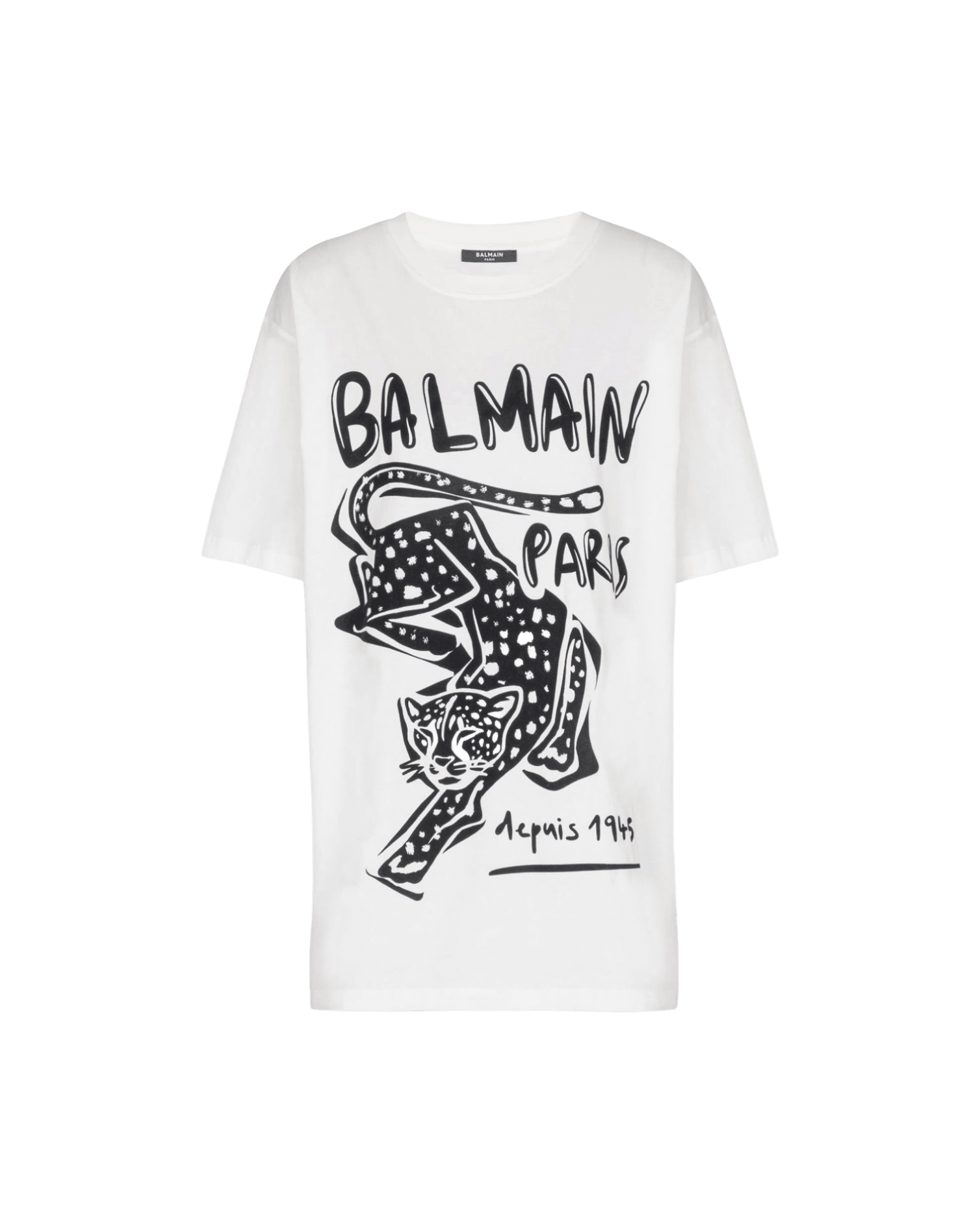 Balmain White T-shirt and Polo Glam Steals