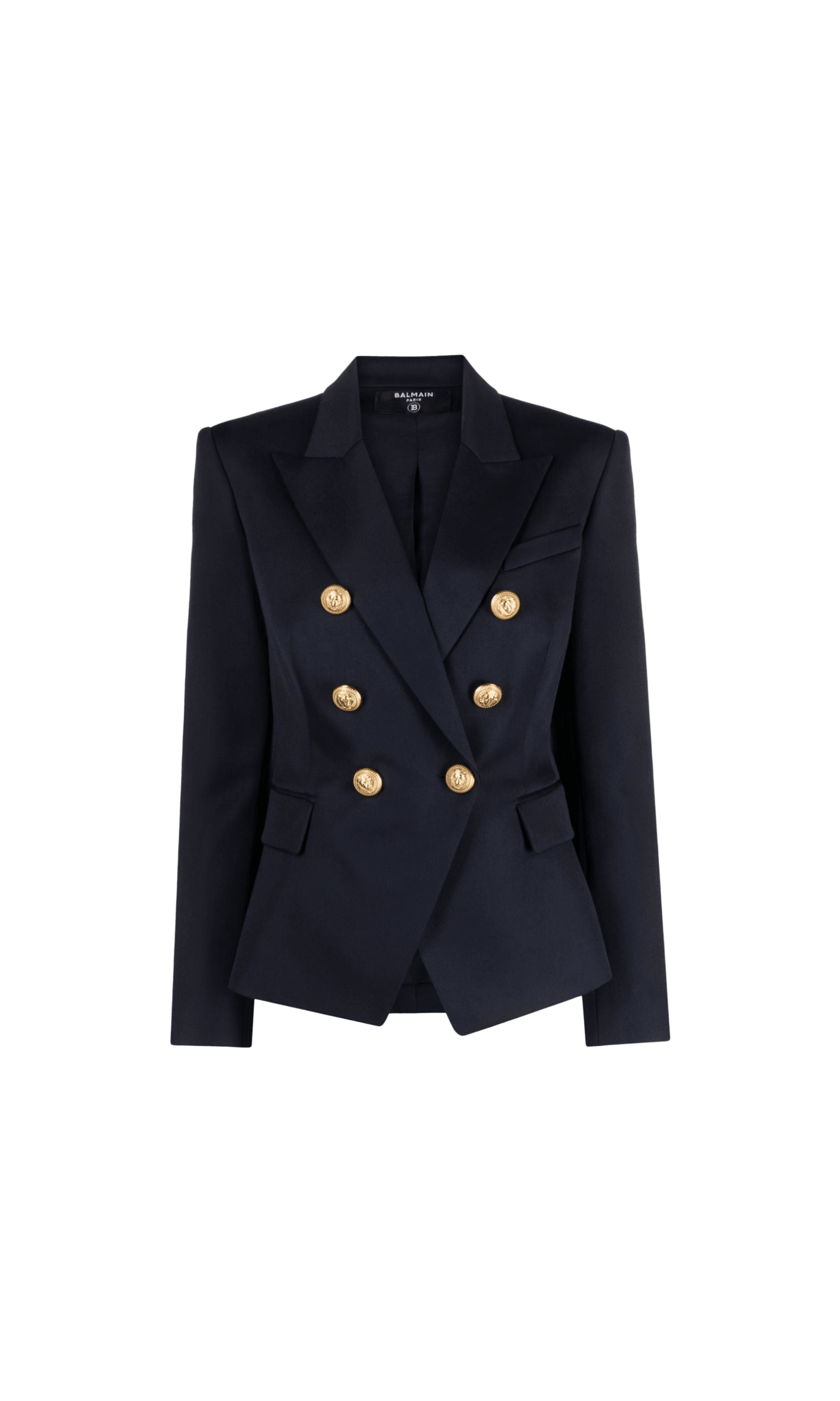 Balmain Wool Double Breasted Blazer Glam Steals