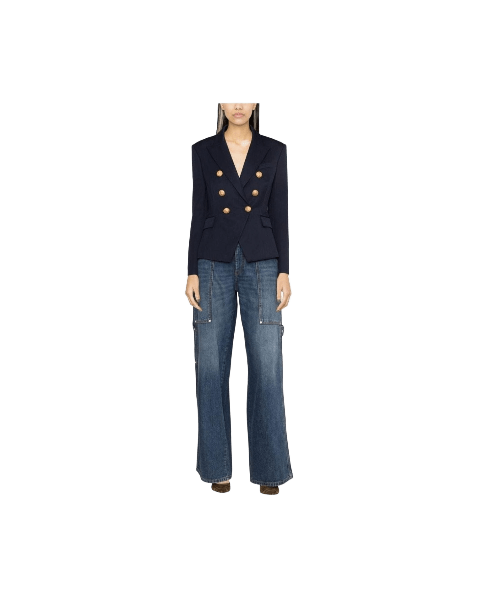 Balmain Wool Double Breasted Blazer Glam Steals