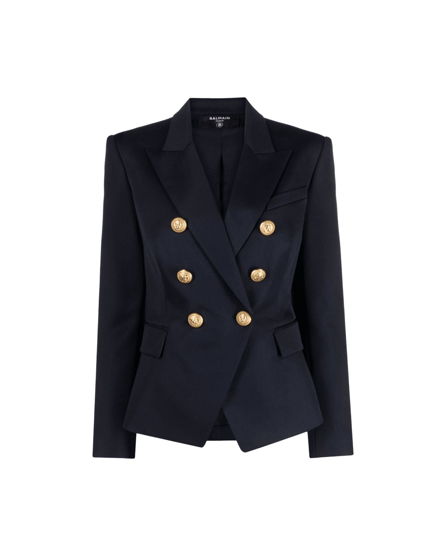 Balmain Wool Double Breasted Blazer Glam Steals