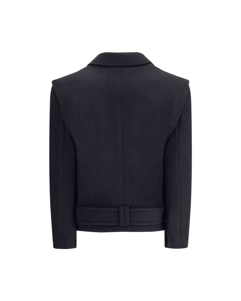 Balmain Wool Double Breasted Coat Glam Steals