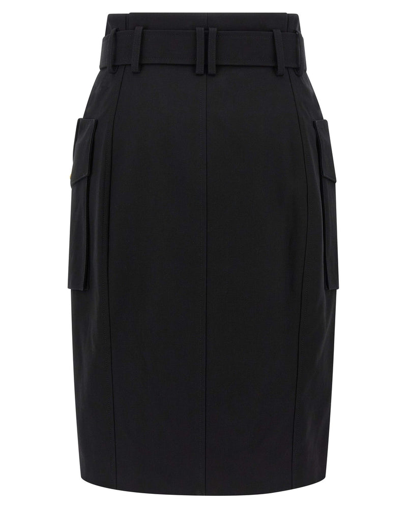 Balmain Wrap Skirt Glam Steals