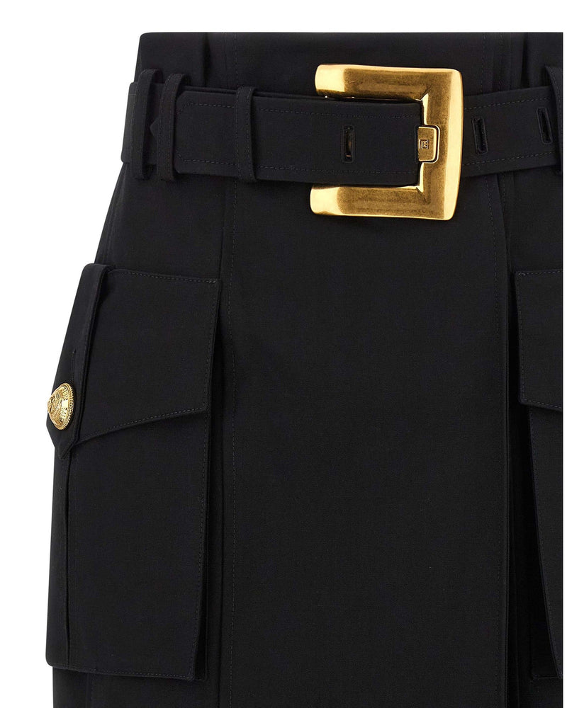 Balmain Wrap Skirt Glam Steals