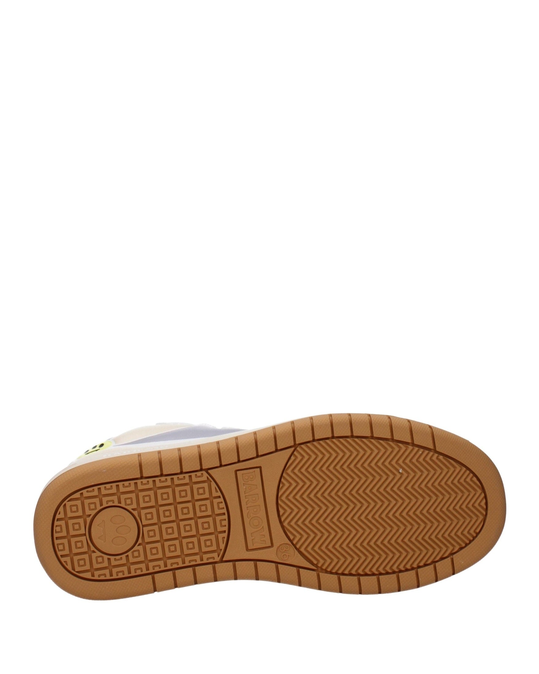 Barrow Beige Leather Low Top Sneakers Glam Steals