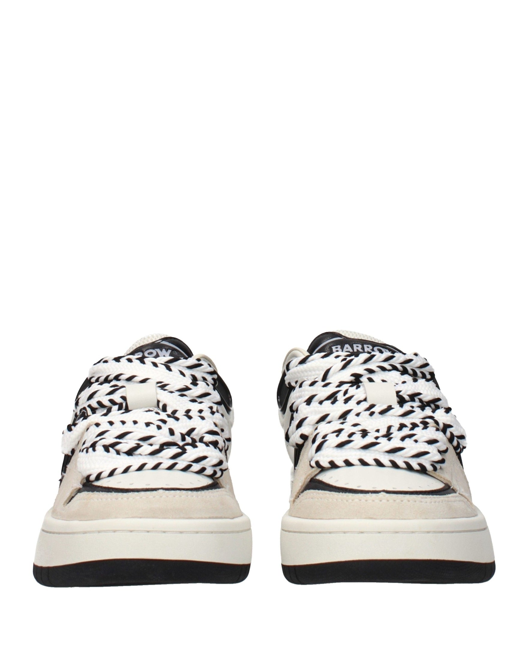 Barrow Beige Leather Sneakers Glam Steals