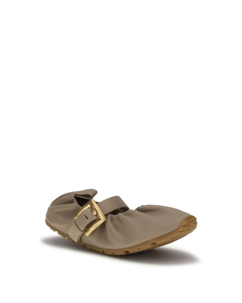 Balmain Beige Ballet Flats Glam Steals