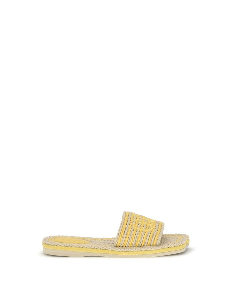Beige Lamb Ovis Aries Aries Flat Sandals